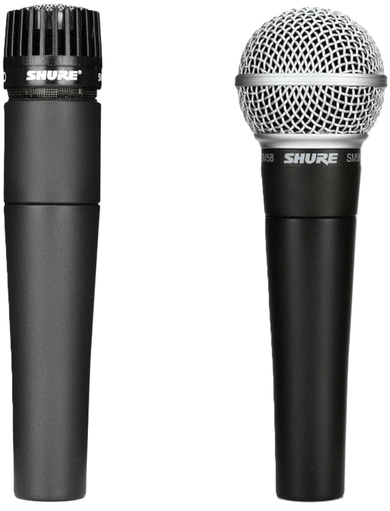 Shure SM58 & SM57 Mics